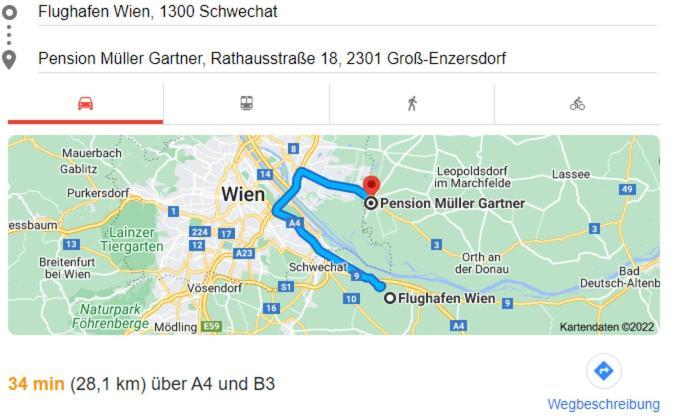 Pension Mueller Gartner Gross-Enzersdorf Bagian luar foto